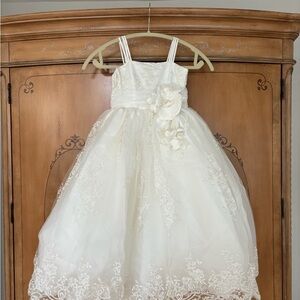 Jessica Lynn Ivory Flower Girl Dress